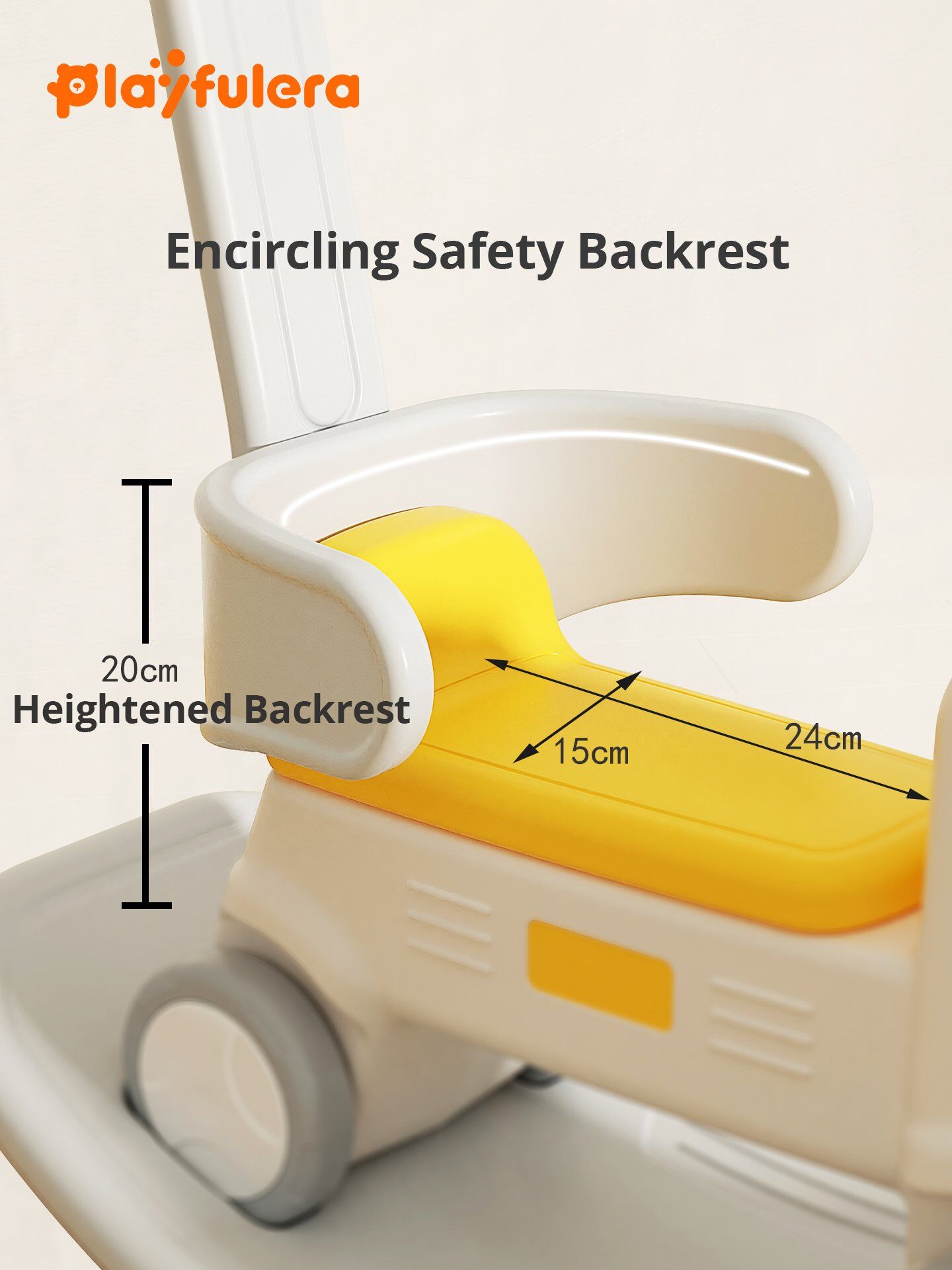 1-3 Years Kids Indoor Rocking Horse - Motorcycle Shape, 2-in-1/4-in-1 (Rocker/Scooter/Push Cart/Balance Board), Wheel Design - Image 5